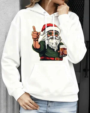 Christmas Santa Holding...