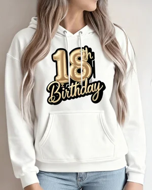 18th Birthday Gold Balloon...