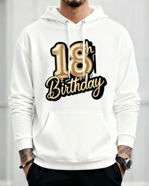 18th Birthday Gold Balloon...