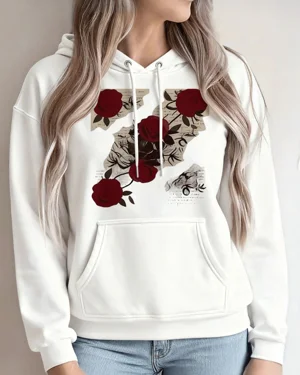 Red Roses with Vintage...