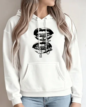 Rosary Beads Lips Art Cozy...