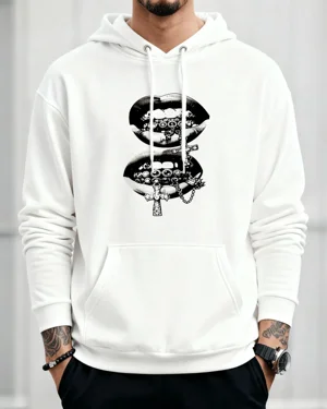 Rosary Beads Lips Art Cozy...