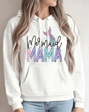 Mermaid Mom Cozy Graphic...