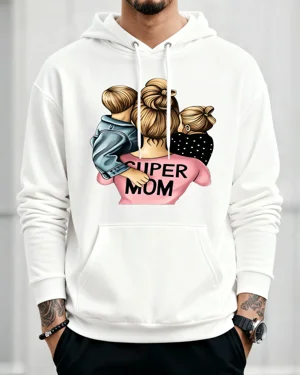 Super Mom With Kids Cozy...