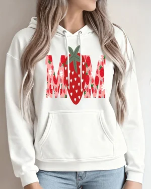 Strawberry Mom Cozy Graphic...
