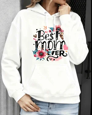 Best Mom Ever Floral Cozy...