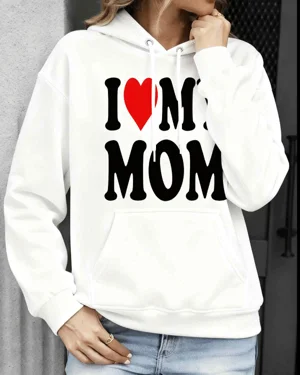 I Love My Mom Cozy Graphic...
