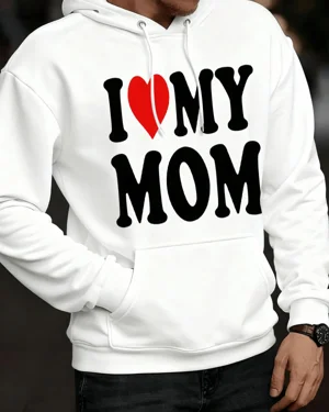 I Love My Mom Cozy Graphic...