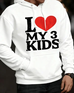 I Love My 3 Kids Mom Cozy...