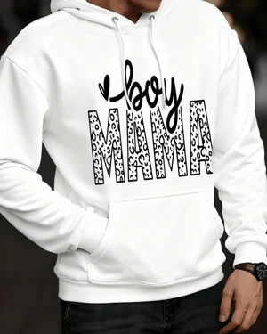 Boy Mama Mom Cozy Graphic...