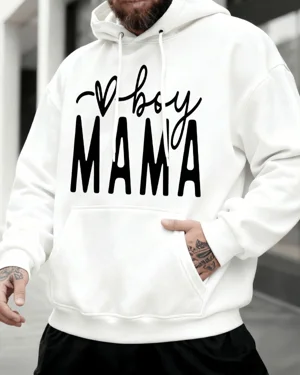 Boy Mama Mom Cozy Graphic...