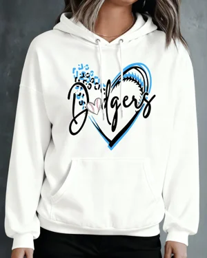 Dodgers Heart Mom Cozy...
