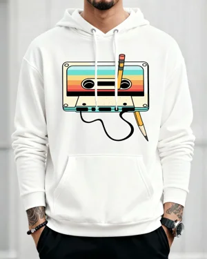 Retro Cassette Tape with...