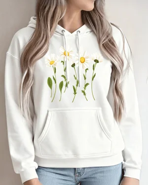 White Daisy Floral...