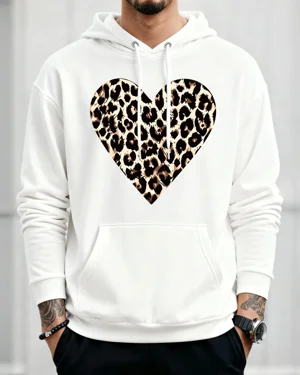 Leopard Print Heart Cozy...