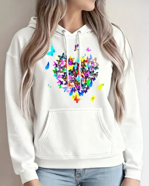 Colorful Butterflies Heart...