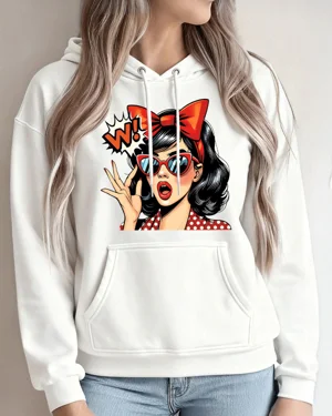 Retro Pop Art Woman with...