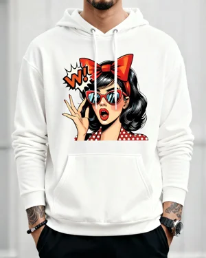 Retro Pop Art Woman with...