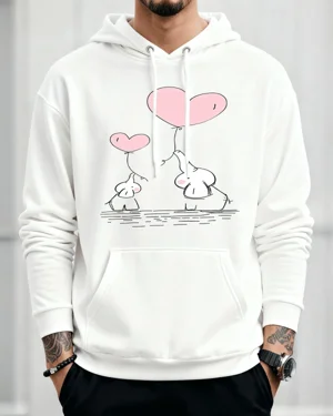 Elephants with Pink Heart...