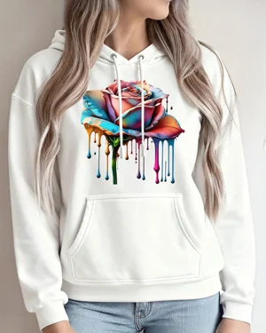 Colorful Dripping Rose Cozy...