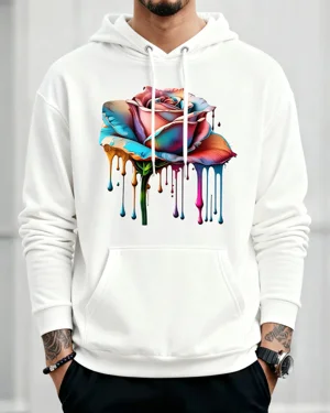 Colorful Dripping Rose Cozy...