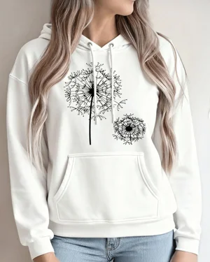 Dandelion Flower Silhouette...