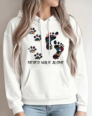 Never Walk Alone Floral Paw...