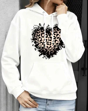Leopard Print Heart Cozy...