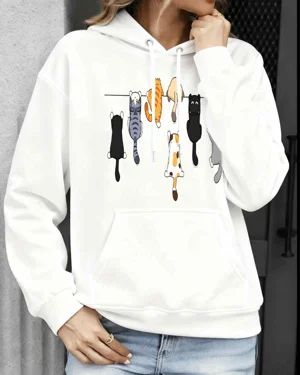 Hanging Cats on Clothesline...