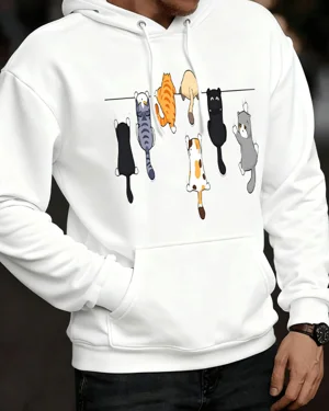 Hanging Cats on Clothesline...