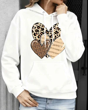 Leopard Print Hearts Cozy...