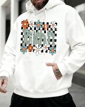 Teacher Floral Cozy Graphic...