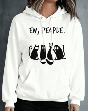 Ew People Funny Black Cats...