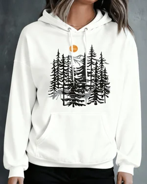 Mountain Sunset Forest Cozy...