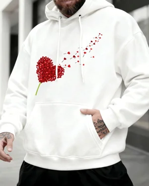 Flying Red Heart Petals...