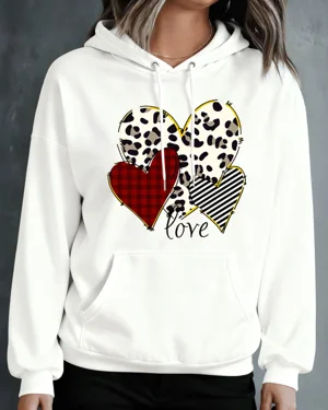 Love Leopard Plaid Striped...