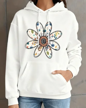 Floral Pattern Daisy Cozy...