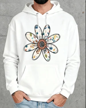 Floral Pattern Daisy Cozy...