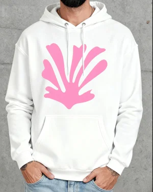 Pink Coral Reef Silhouette...