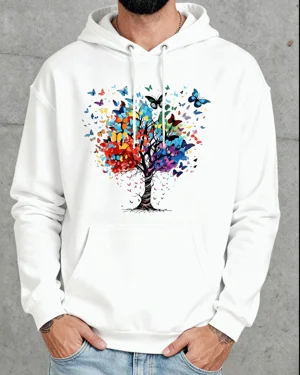 Colorful Tree with Flying...