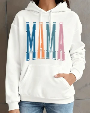 Mama Cozy Graphic Hoodie...