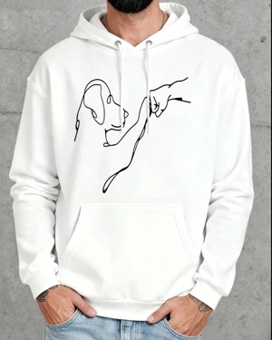 Dog and Human Fist Bump...