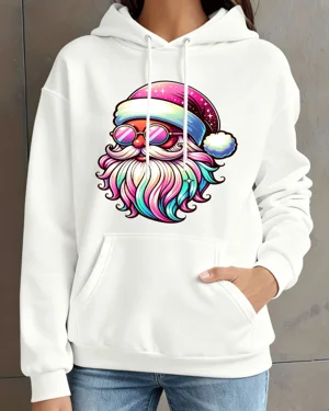 Colorful Christmas Santa...