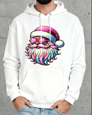 Colorful Christmas Santa...