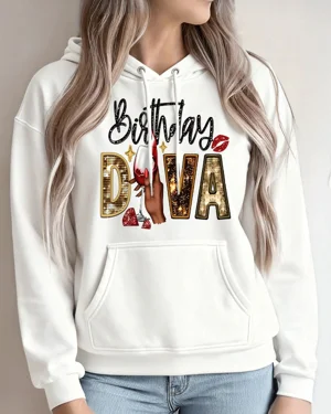 Birthday Diva Wine Glass...