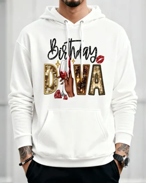 Birthday Diva Wine Glass...