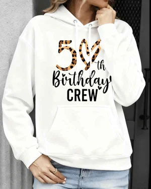 50th Birthday Crew Leopard...