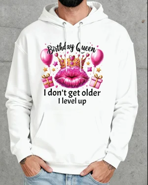 Birthday Queen Crown Lips...