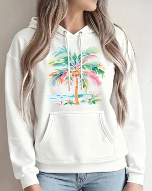 Colorful Tropical Palm Tree...