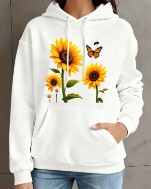 Sunflowers Butterflies and...